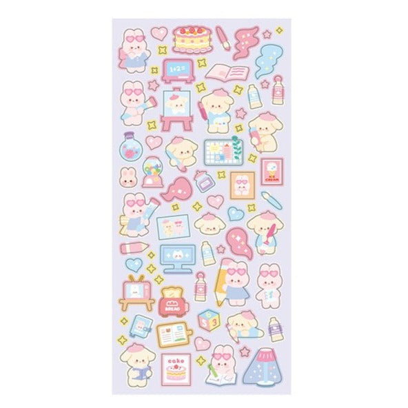 2pcs INFEELME Sweetheart Little Universe Series Stickers Decoration Stickers