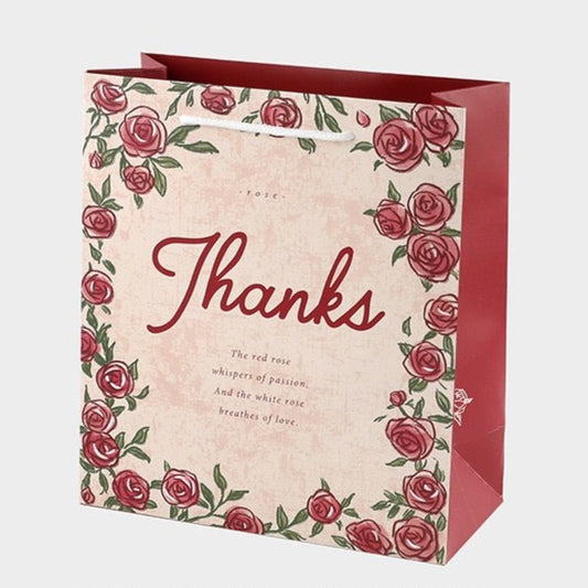 Rose of Nebula Paper Gift Bags -Rose Thanks