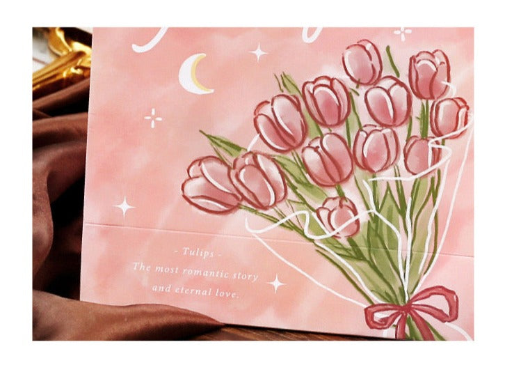 Rose of Nebula Paper Gift Bags -Tulip for You