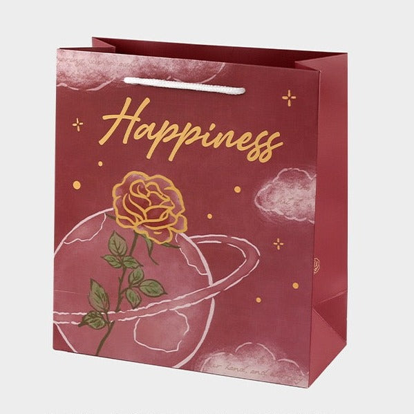 Rose of Nebula Paper Gift Bags - Happiness