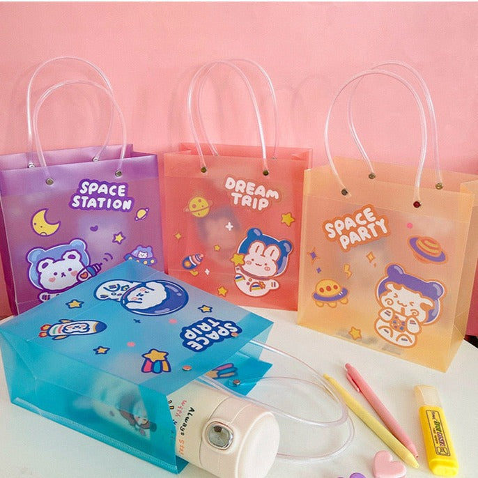 Space Travel Series PVC Gift Bags