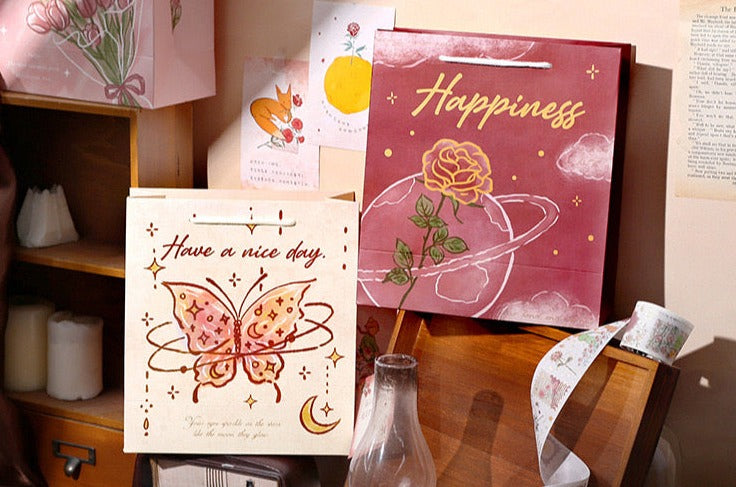 Rose of Nebula Paper Gift Bags - Butterfly