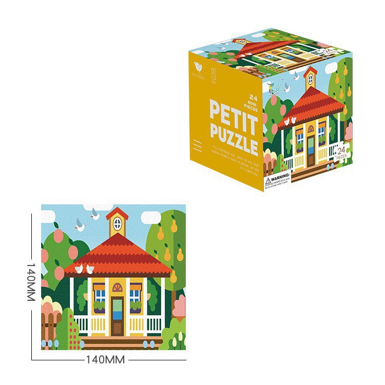 24pcs Educational Jigsaw Mini Puzzles Toys for Kids