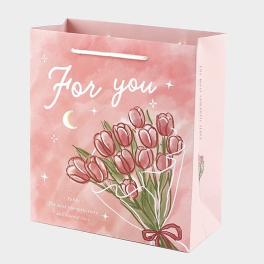 Rose of Nebula Paper Gift Bags -Tulip for You