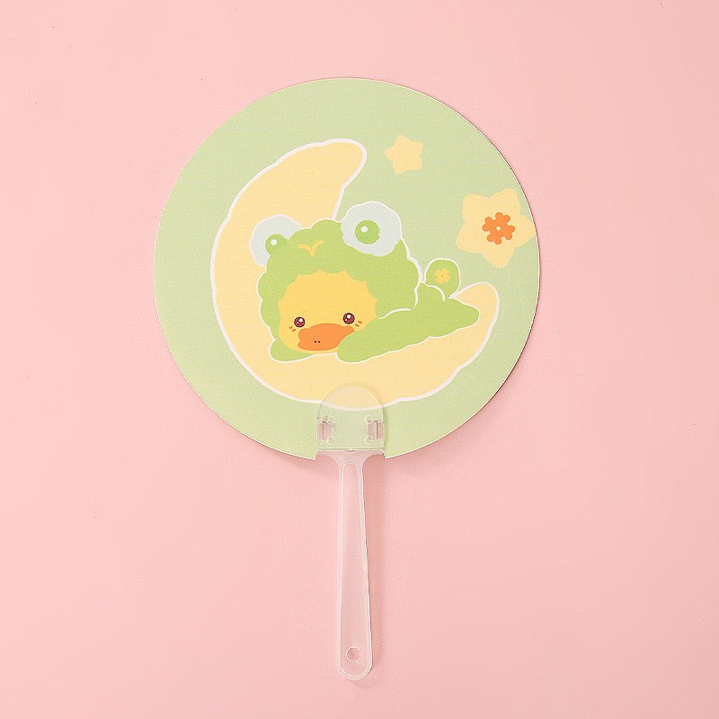 Cartoon Cute Animal Series Round Fan