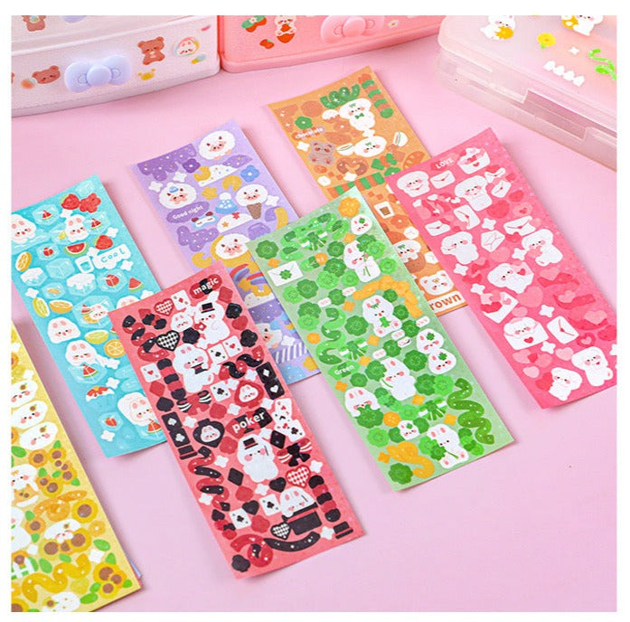 18pcs Collection of Daily Series Stickers Phone Stickers Water Bottle Stickers