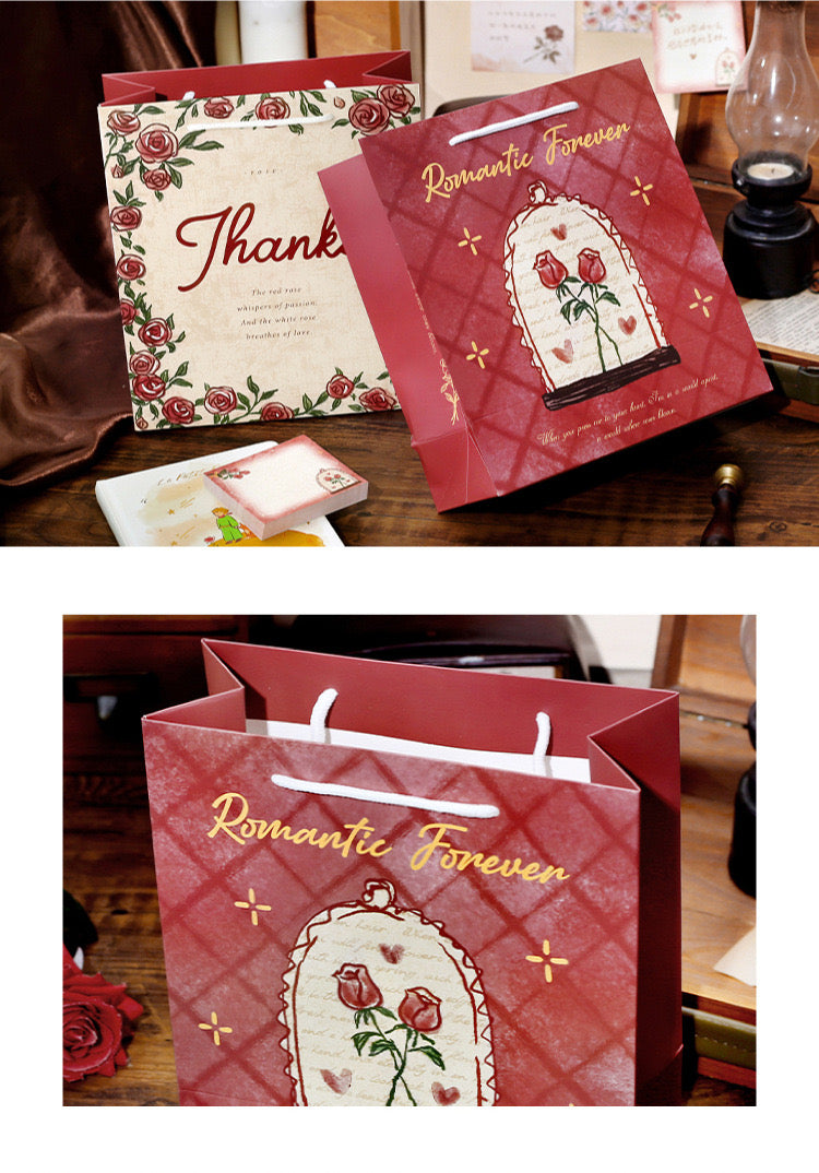 Rose of Nebula Paper Gift Bags - Romantic Forever