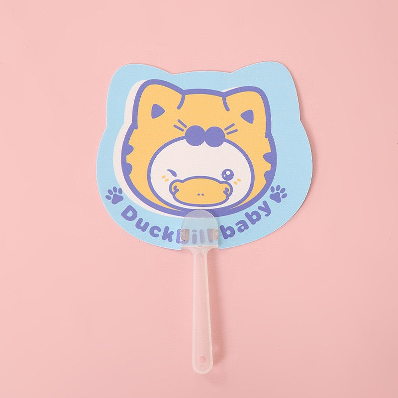 Cartoon Cute Animal Series Round Fan