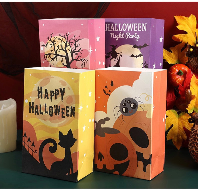 20pcs Halloween Trick or Treat Candy Gift Paper Bags