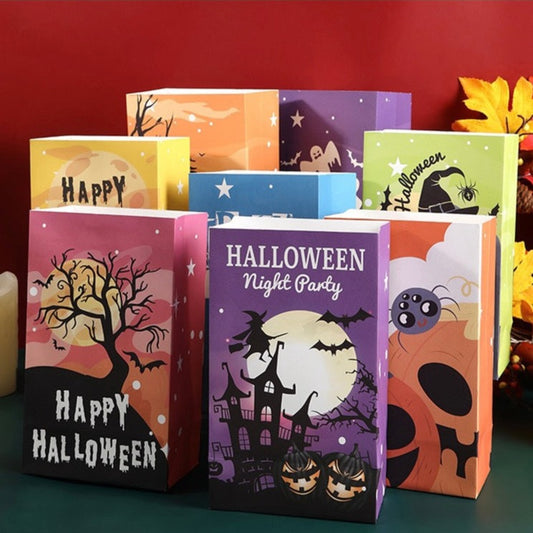 20pcs Halloween Trick or Treat Candy Gift Paper Bags