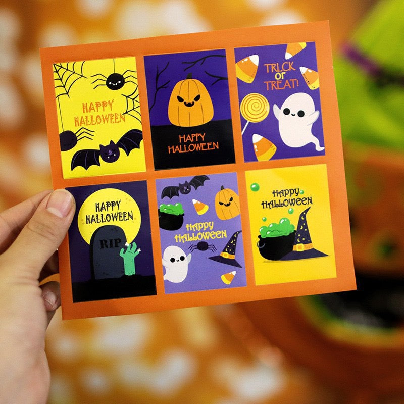 Halloween Happy Halloween Theme Candy Stickers Decoration Stickers