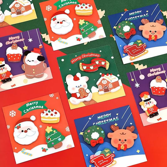 Christmas Cute Cartoon Merry Christmas Sticky Notes