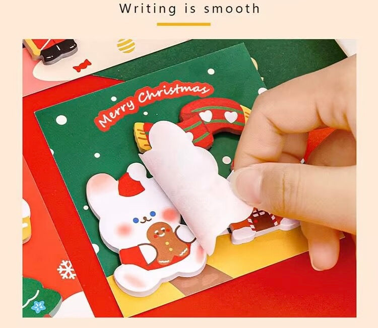 Christmas Cute Cartoon Merry Christmas Sticky Notes