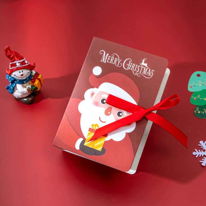 20pcs Christmas Theme Creative Magic Book Look Candy Gift Boxes