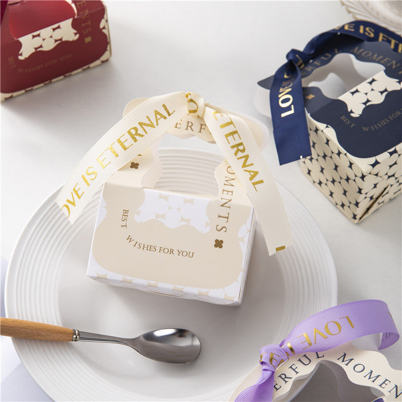 Stylish Classic Candy Boxes Wedding Gifts Boxes - Navy Blue