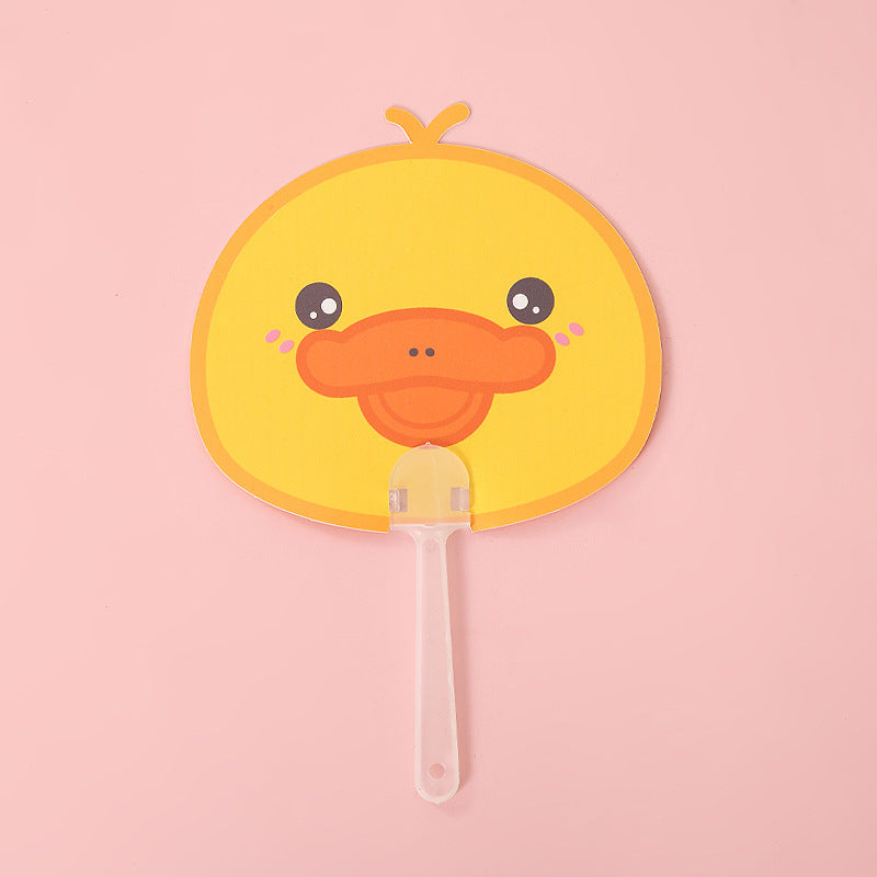 Cartoon Cute Animal Series Round Fan