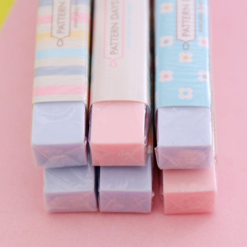 Pattern Days Fresh Stripe Long Erasers