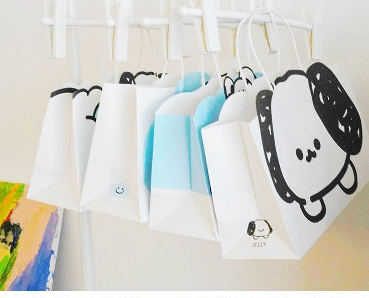 Smiley Cloud and Jelly Cute Dog Paper Gift Bags