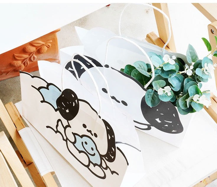 Smiley Cloud and Jelly Cute Dog Paper Gift Bags