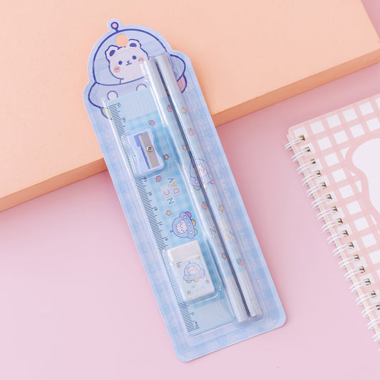 Blue Bear Pencils Stationery Gift Set for Kids