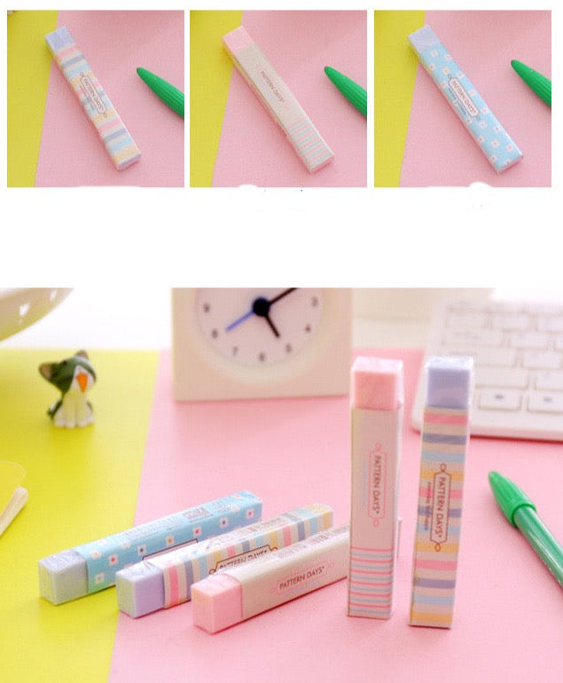 Pattern Days Fresh Stripe Long Erasers