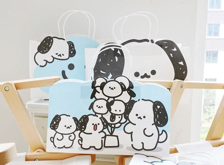 Smiley Cloud and Jelly Cute Dog Paper Gift Bags