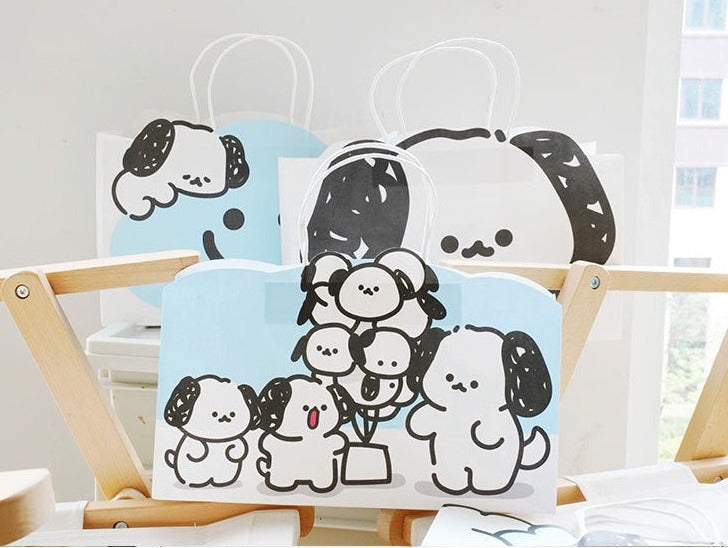 Jelly Cute Dog Jenga Paper Gift Bags