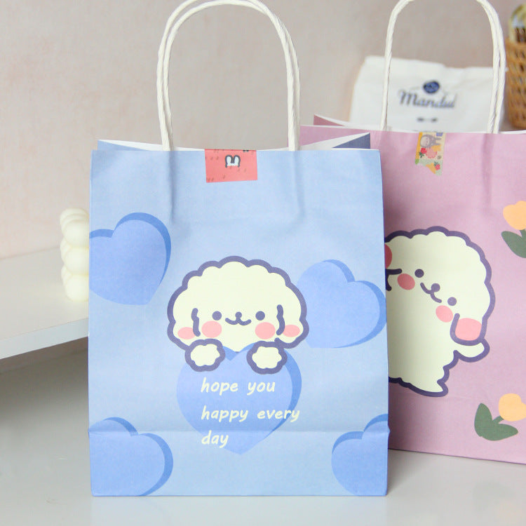 Cotton Dog Little Flower Paper Gift Bags