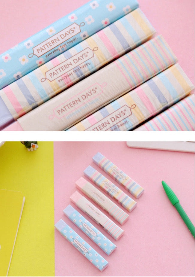 Pattern Days Fresh Stripe Long Erasers