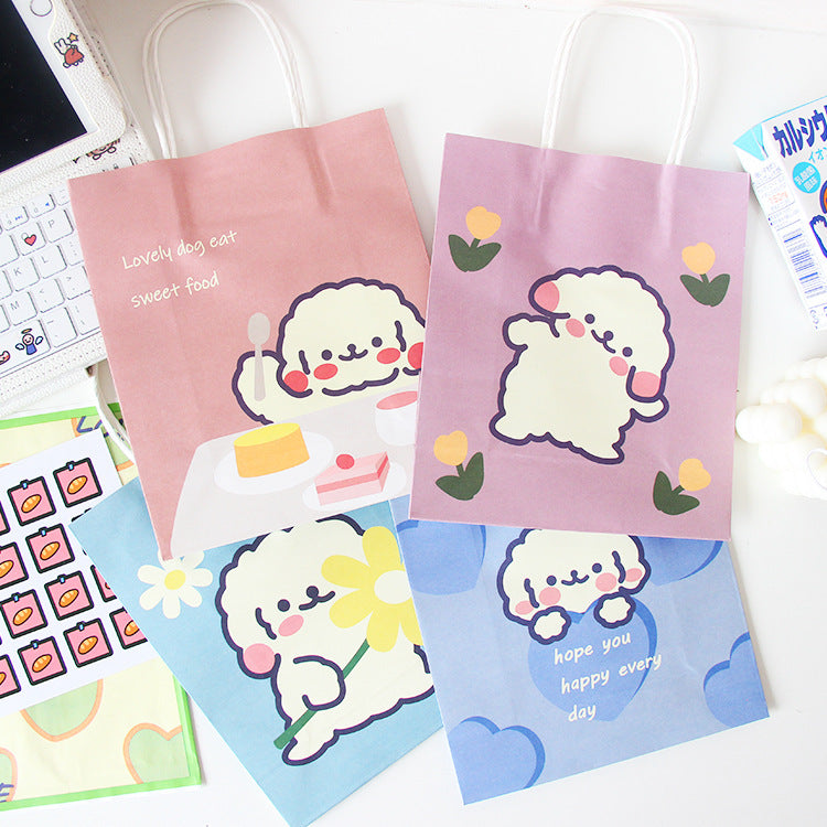 Cotton Dog Happy Day Paper Gift Bags