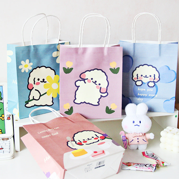 Cotton Dog Happy Day Paper Gift Bags