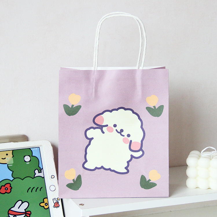 Cotton Dog Little Flower Paper Gift Bags