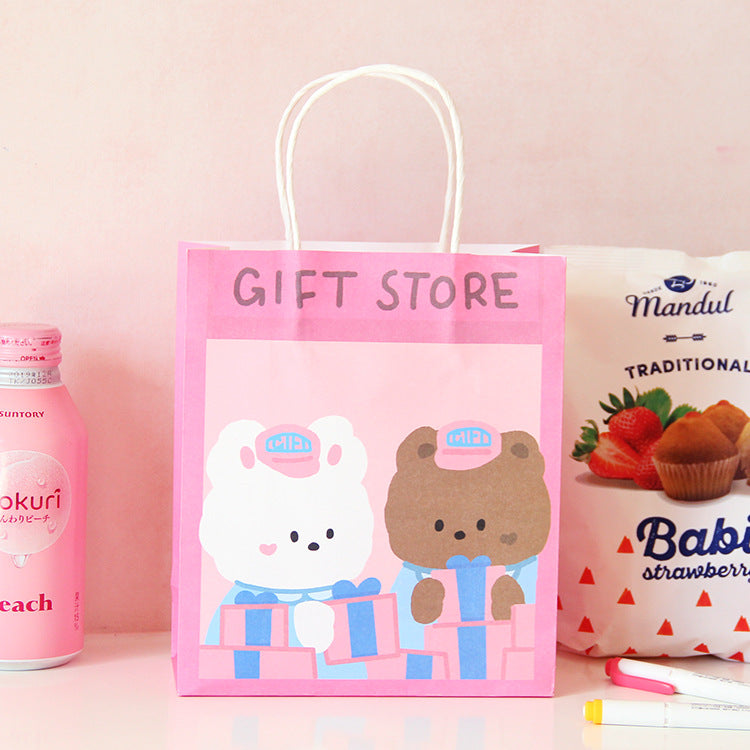 Bunny and Bear Paper Gift Bags - Gift Store